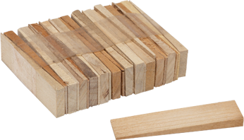 TPWS25 Hardwood Table Shims - Set of 25