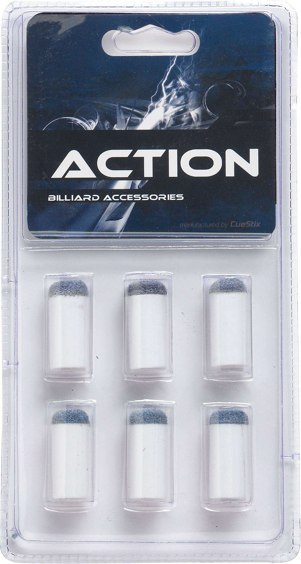 TR6SOB Slip-on Blue Tip & Ferrules - Pack of 6