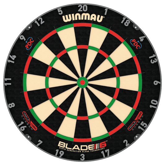 Winmau 30-WIN600TC Blade 6 Triple Core Carbon Steel Tip Dart Board