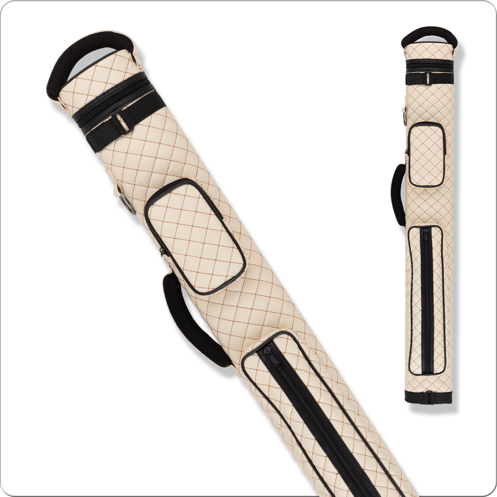 Action Vanity ACVA22 2x2 Hard Case - Cream & Brown