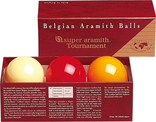 Aramith BBACTRN Super Aramith Tournament Carom Ball Set