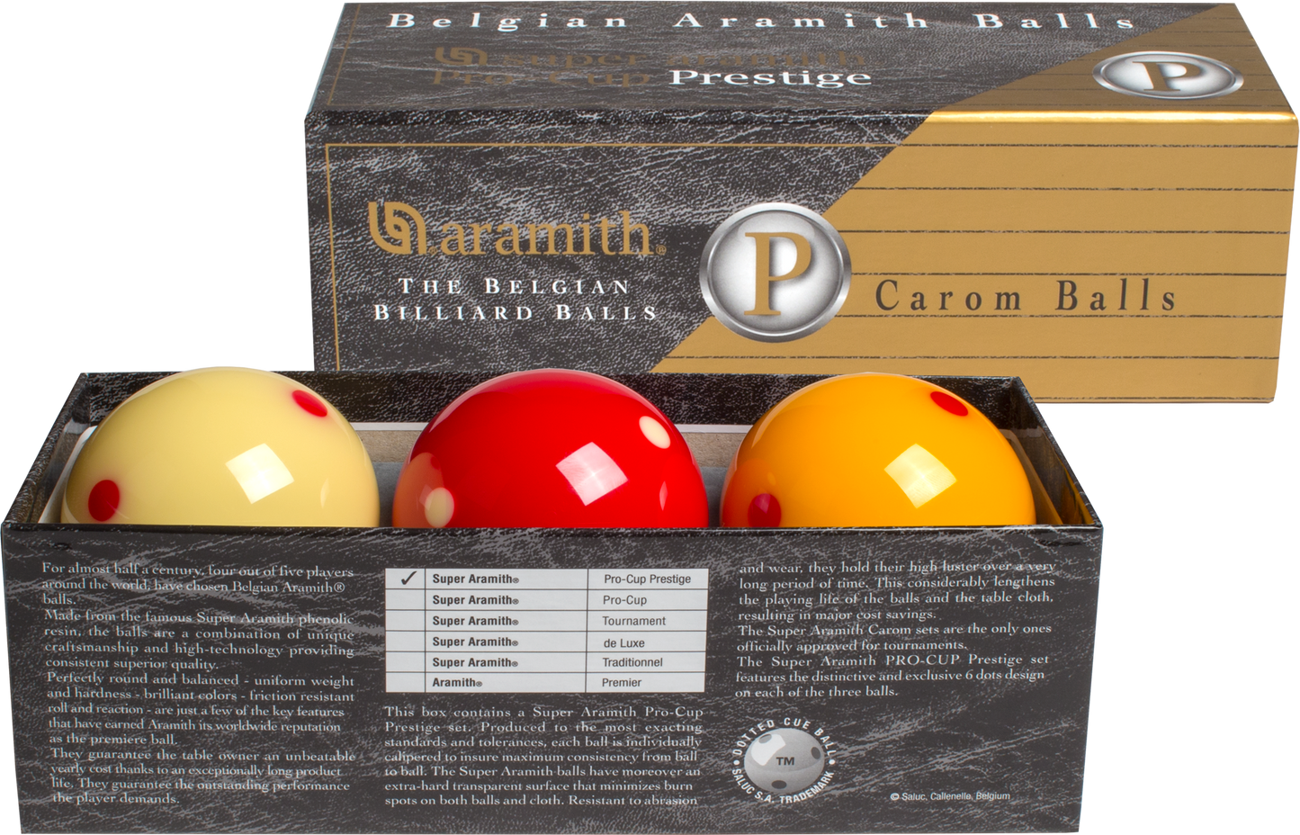 Aramith BBAPCPC Super Pro-Cup Prestige Ball Set
