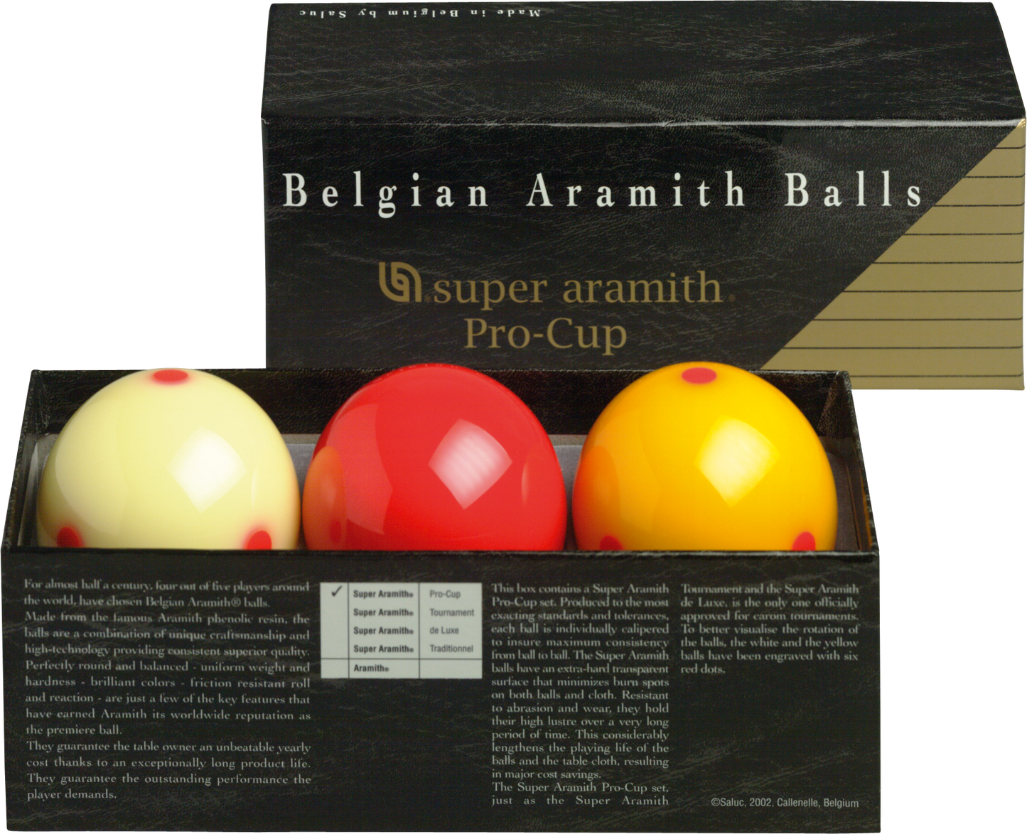 Aramith BBARC Pro Cup Carom Ball Set