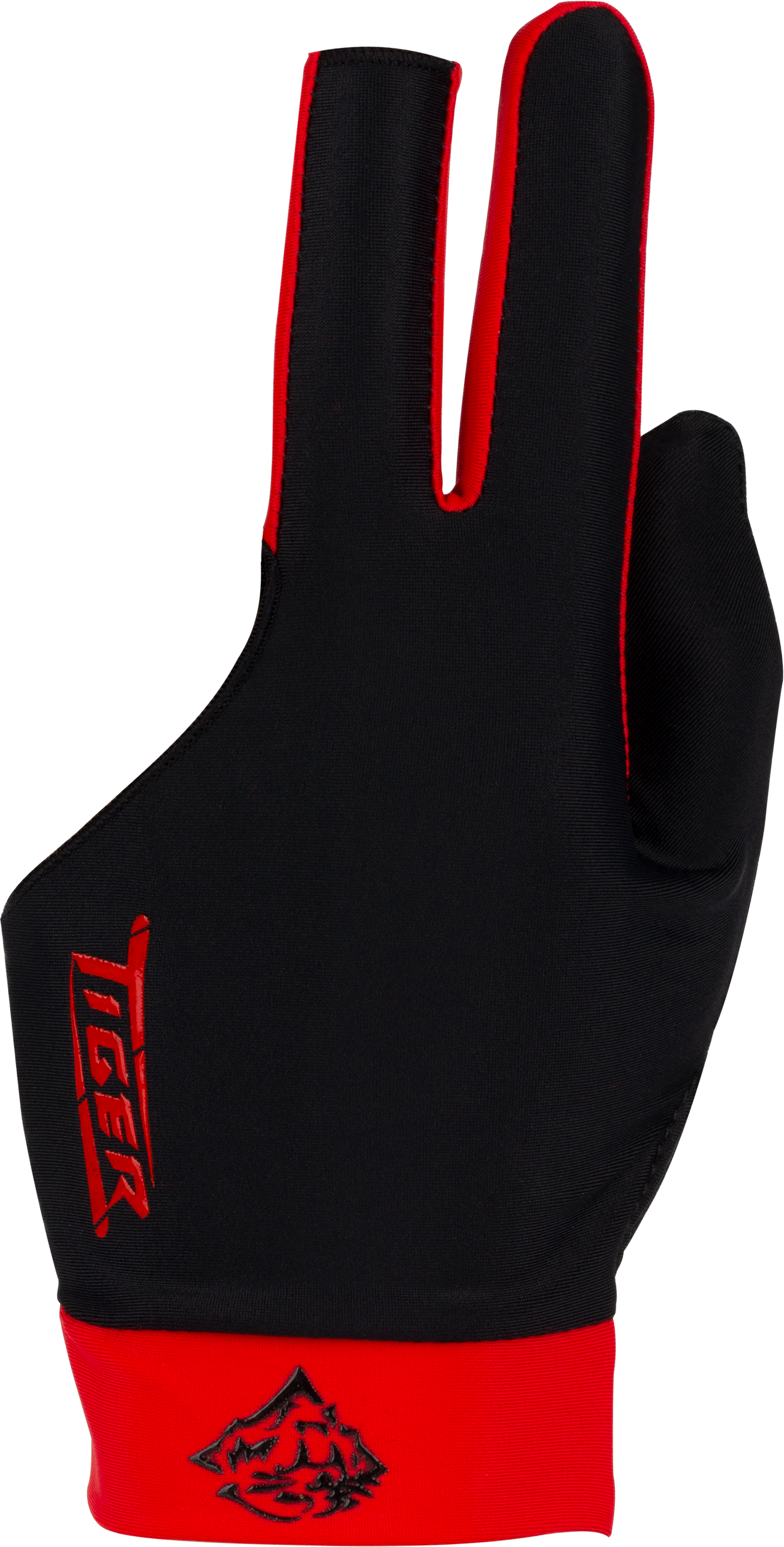 Tiger BGLTPR Pro Black & Red Glove - Bridge Hand Left