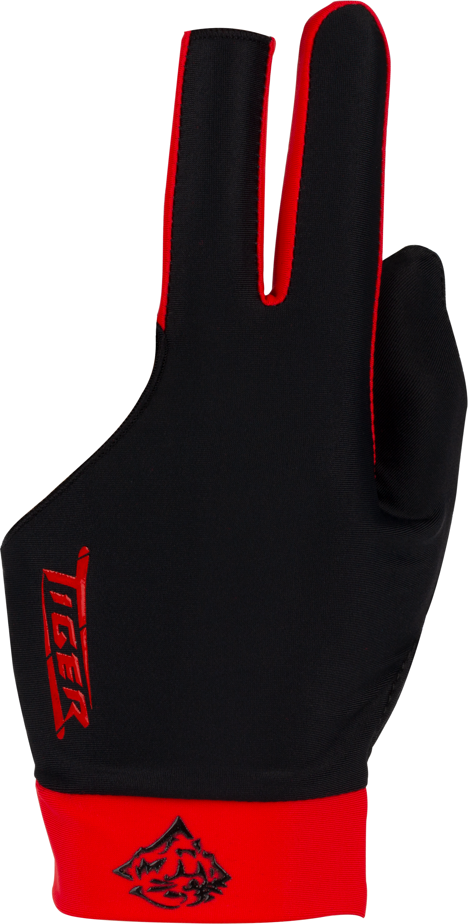 Tiger BGLTPR Pro Black & Red Glove - Bridge Hand Left