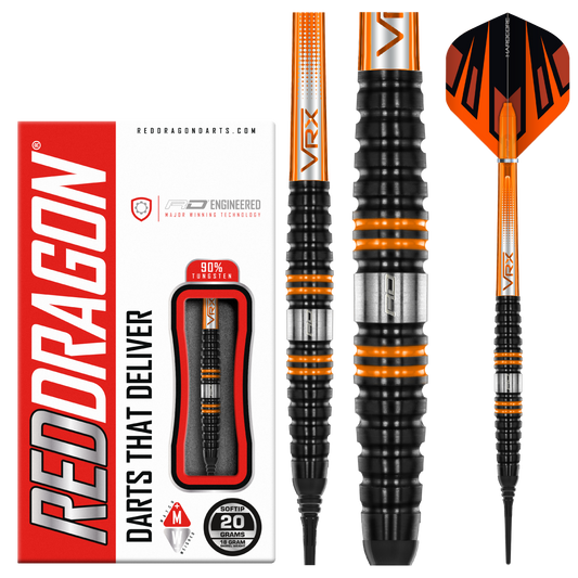 Red Dragon DRTRDAJ Amberjack Soft Tip Dart Set