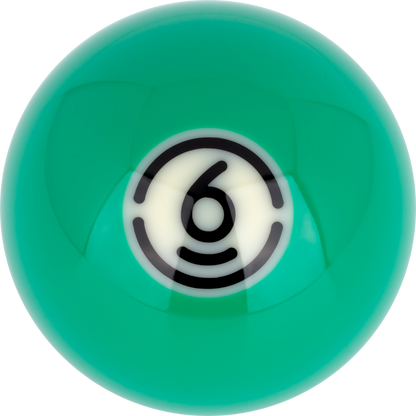 Aramith Black RBABK Replacement Ball - ball 6