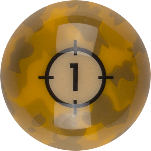 Aramith Camouflage RBCAM Replacement Ball - ball 1