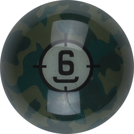 Aramith Camouflage RBCAM Replacement Ball - ball 6