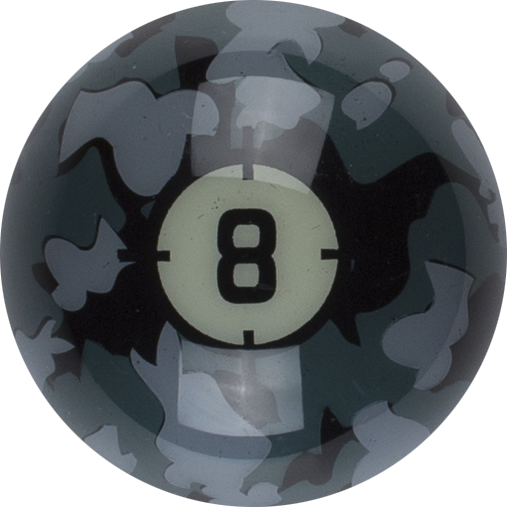 Aramith Camouflage RBCAM Replacement Ball - ball 8