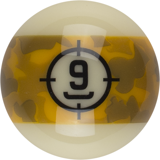 Aramith Camouflage RBCAM Replacement Ball - ball 9