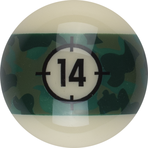 Aramith Camouflage RBCAM Replacement Ball - ball 14