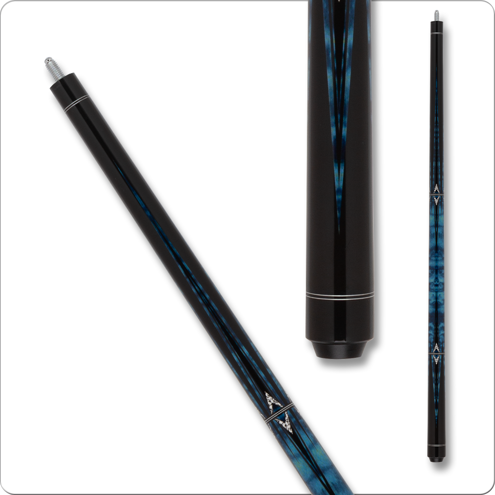Talon TL26 - Blue Stained Tiger Maple w/ Black Points
