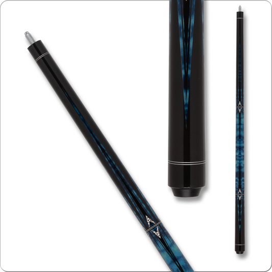 Talon TL26 - Blue Stained Tiger Maple w/ Black Points