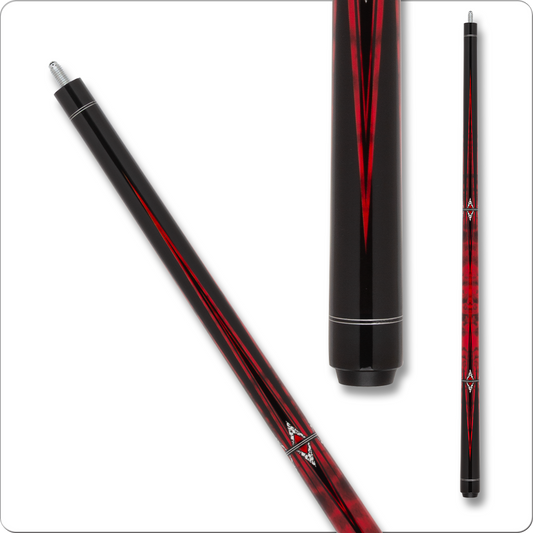 Talon TL28 - Red Stained Tiger Maple w/ Black Points