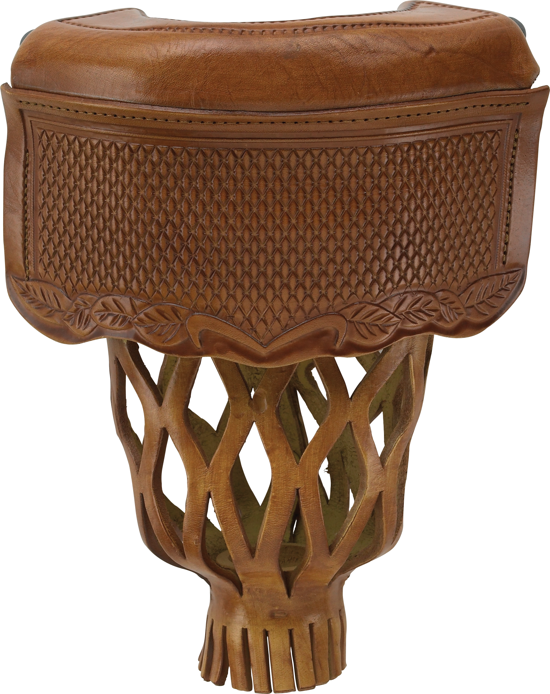 TPPK06 Tan Leather Shield Pockets