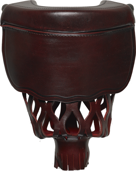 TPPK08 Burgundy Leather Shield Pockets