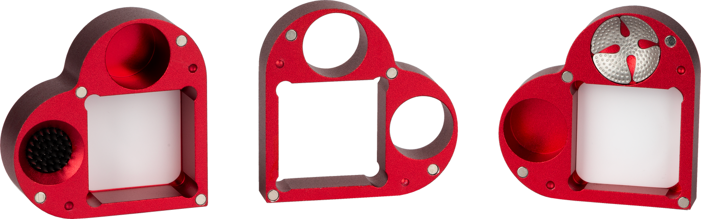 Action TTRHT Heart Shaped Multi Tip Tool - Red